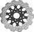 Twin Power 84-17 Big Twin Exc 08-17 FLH FLT Rear 11.5 Scalloped Floating Rotor Black Mesh - 666849