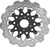 Twin Power 08-13 FLH FLT 08-16 FLHR 06-17 Dyna Front 11.8 Scalloped Floating Rotor Black Mesh - 666847