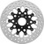Twin Power 84-17 Big Twin Exc 11.8 and Lug Mount 84-13 XL Front 11.5in Floating Rotor Mesh Black - 666832