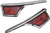 Kuryakyn L.E.D. Passenger Armrest Trim With Turn Signal 06-17 GL1800 Chrome - 3240