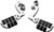 Kuryakyn Longhorn Offset Dually ISO Pegs With 1-1/4in Clamp Chrome - 4575