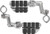 Kuryakyn Dually ISO Offset Highway Pegs With 1-1/4inch Clamp Chrome (Pair) - 7993