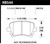 Hawk 06 Audi A6 Quattro Avant / 06-09 A6 Quattro HP+ Rear Brake Pads - HB544N.628