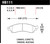 Hawk 94-04 Mustang Cobra / 88-95 Corvette 5.7L / 88-92 Camaro w/ Hvy Duty Brakes Front HPS Street Br - HB111F.610