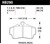 Hawk HP+ Porsche Rear Brake Pads - HB290N.606