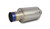 Vibrant Titanium Muffler w/Straight Cut Burnt Tip 3in. Inlet / 3in. Outlet - 17562