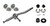 Torque Solution Short Shifter/Base/Shifter Cable/Gate Selector Bushing Combo: Mitsubishi Evo X 08-09 - TS-SS-005F