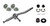 Torque Solution Short Shifter/Base/Shifter Cable/Gate Selector Bushing Combo: Mitsubishi Evo X 10+ - TS-SS-005G