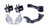 Torque Solution Engine / Trans / Pitch Mount Kit w/ Mount Plates: Subaru WRX 02-14 / STI 04+ - TS-SU-123.2-PL