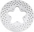 Bikers Choice 86-99 FLT Stock Replacement Rear Brake Rotor Drilled Steel H-D 40936-86 - 489849