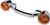 Bikers Choice 91-08 Touring 86-17 FLST Narrow Chrome Rear Turn Signal Bar Kit W/Amber Lens - 491156