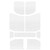 DEI 18-23 Jeep Wrangler JL 4-Door Boom Mat Headliner - 9 Piece - White - 50170