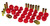 Prothane 91-95 Toyota MR2 Total Kit - Red - 18-2012