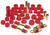 Prothane 89-94 Toyota Truck 2wd Total Kit - Red - 18-2004