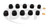Prothane 80-96 Ford Bronco 2wd/4wd Body Mount - Black - 6-107-BL