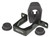 Prothane Ford Mustang Shifter Bushings w/ Billet Bracket - Black - 6-1613-BL