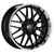 Enkei Lusso 18x9 40mm Offset 5x114.3 Bolt Pattern 72.6 Bore Black w/ Machined Lip Wheel - 469-890-6540BK