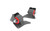 Innovative 99-00 Mazda Miata NB 1.8L Black Steel Replacement Mounts 60A Bushings (No Trans Mount) - 113550-60A