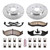 Power Stop 90-99 Jeep Cherokee Front Z36 Truck & Tow Brake Kit - K2119-36