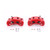 Power Stop 98-05 Chevrolet Blazer Front Red Calipers w/Brackets - Pair - S4694