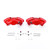 Power Stop 08-14 Subaru Impreza Rear Red Calipers w/o Brackets - Pair - S3780