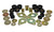 Energy Suspension 01-04 Toyota Pickup 2WD/4WD (Exc T-100/Tundra) Black Body Cab Mount Set - 8.4107G