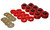 Energy Suspension 99-06 Silverado C1500/K1500 / 01-06 Silverado C2500/K2500 Red Body(cab) Mount Set - 3.4150R