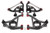 BMR 78-87 G-Body Upper And Lower A-Arm Kit - Black Hammertone - AA030H