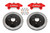 BMR 14-17 Chevrolet SS Brake Kit For 15in Conversion Solid Rotors Red Calipers - DBK351