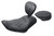 Mustang 04-21 Harley Wide Tripper Passenger Seat Diamond Stitch - Black - 76729