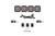 Diode Dynamics SS5 Pro Universal CrossLink 4-Pod Lightbar - White Driving - DD7252