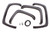 Lund 15-17 Ford F-150 RX-Rivet Style Textured Elite Series Fender Flares - Black (4 Pc.) - RX119T