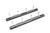Lund 2019 Chevy Silverado 1500 Crew Cab 6in. Oval Straight Steel Nerf Bars - Black - 26610567