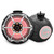 DS18 Compact Towers With Flat And Pole Mounts 8in 125 Watts RMS RGB LED Lights Black Carbon Fiber - CF-PS8