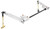 RockJock JL/JT Antirock Sway Bar Kit Front Billet Aluminum Arms - .850in Bar - RJ-246101-103