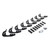 Go Rhino 15-22 GMC Canyon Crew Cab 4DR Mounting Brackets(V-Series V3/RB10 Slim/RB20 Slim) - Tex. Blk - 6942356