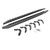 Go Rhino 04-14 Ford F-150 Super Crew 4DR RB20 Slim Running Boards Kit (w/Brackets) - Bedliner Coat - 69415087ST