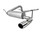 MBRP 12 Jeep Wrangler/Rubicon 3.6L Cat Back Single Rear Exit Alum Exhaust - S5526AL