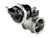 Turbosmart PSG50 Pneumatic Straight Gate 6psi Black - TS-0565-1762