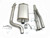 JBA 03-06 Hummer H2 6.0L 409SS Single Rear Exit Cat-Back Exhaust - 40-3023