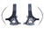 MaxTrac 02-18 Dodge RAM 1500 2WD 4.5in Front Lift Spindles w/Extended DOT Compliant Brake Lines - 702145