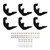 Westin 2019 Chevrolet Silverado/Sierra 1500 Double/CC Non LD Running Board Mount Kit - Black - 27-2255