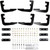 Westin 2019 Ram 1500 Quad/Crew Cab (Excl. 2019 Ram 1500 Classic) Running Board Mount Kit - Black - 27-2245