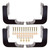 Westin 99-16 Ford F-250/350/450/550HD Reg/Supr Cab/Crew Premier Oval Nerf Step Bar Mount Kit - Blk - 22-1035