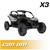 Rugged Radios Can-Am Mav X3 Comp Comm Kit w/BT 2-Way Radio STX Stereo / M1 VHF Bus Band / Dash Mount - X3-STX-M1-HK