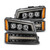 AlphaRex 03-06 Chevy Silverado 1500/2500HD/3500HD/Avalanche Black NOVA LED Proj Headlights - 880256