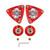 Pedders 2015+ Ford Mustang Front Strut Mount Adjustable Camber Plates (for Kit ped-160099) - PED-581895