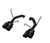 REMARK 2022+ Subaru WRX VB Stainless Single Wall Tip (4in) Axle Back Exhaust- Cerakote Black Coating - RO-TSVB-S4B