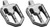 PRO ONE 500751 PRO PEG MOTO V1 CHROME