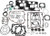 JAMES GASKETS 17055-05-MLS GASKET MOTOR TC 96 W/MLS HD GASKET KIT 17055-05-MLS